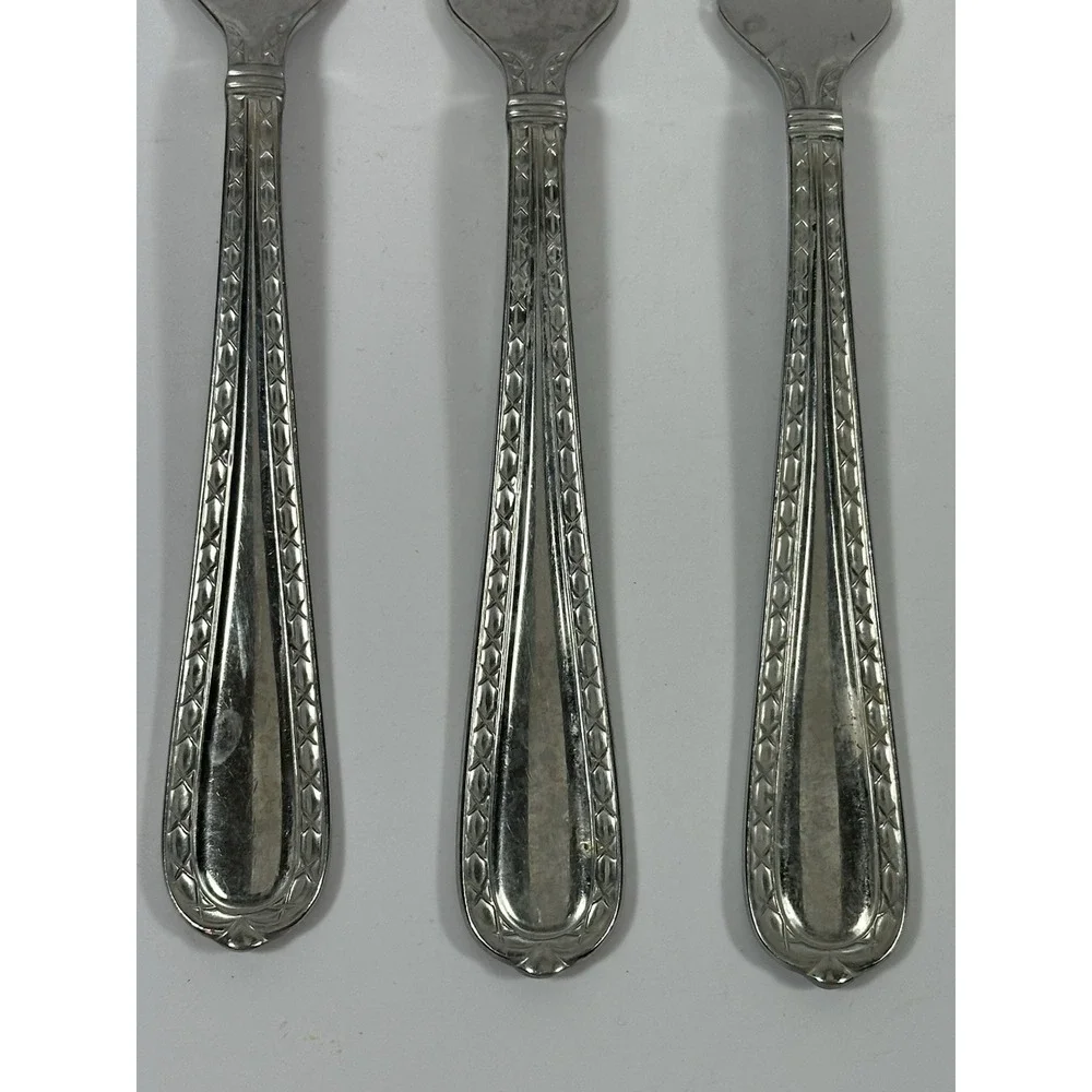 Hampton Silversmiths Nobility Salad Forks 3 Tine Set Of 3